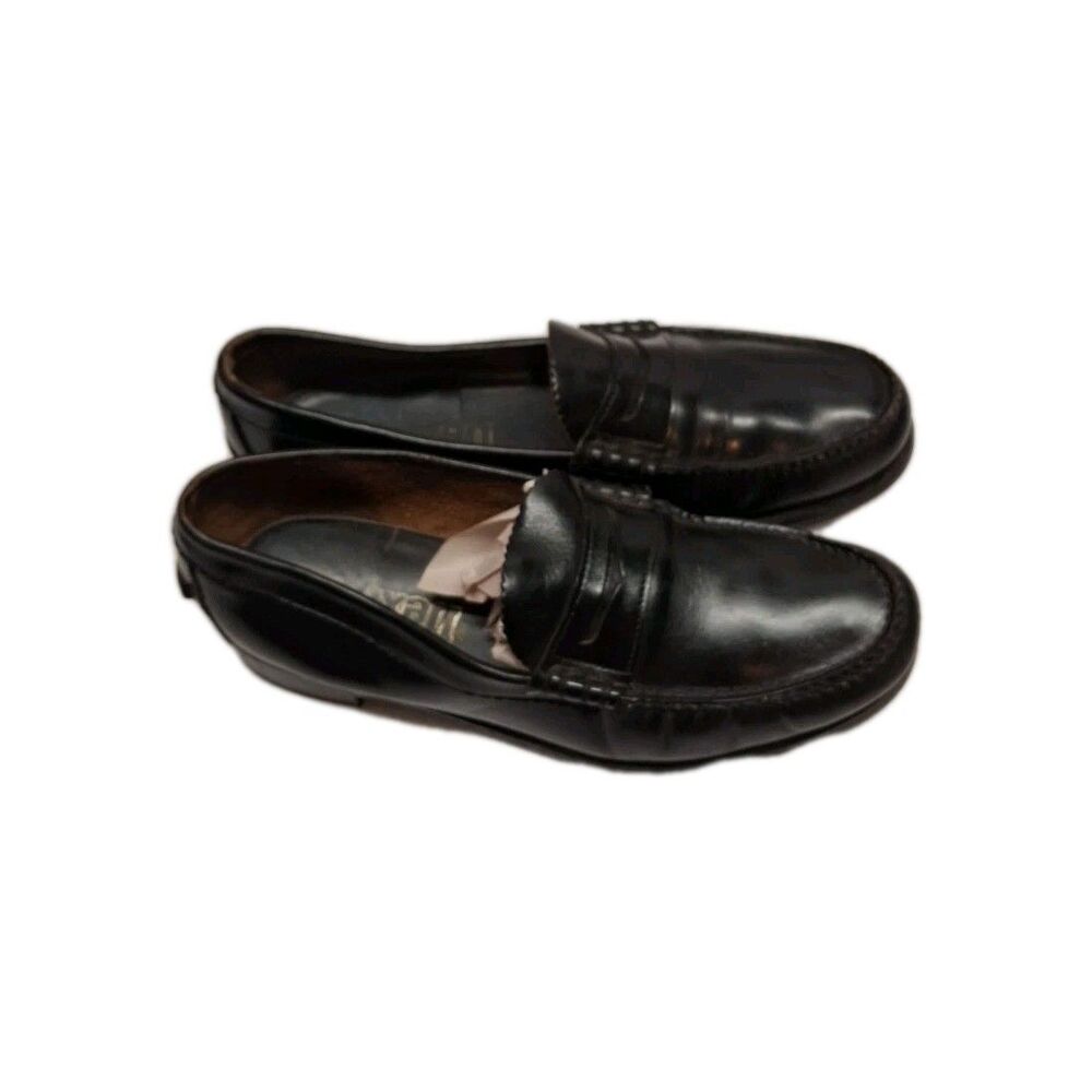 Dexter Penny Loafers Dress Shoes Mens Size 11 Black Leather Slip On